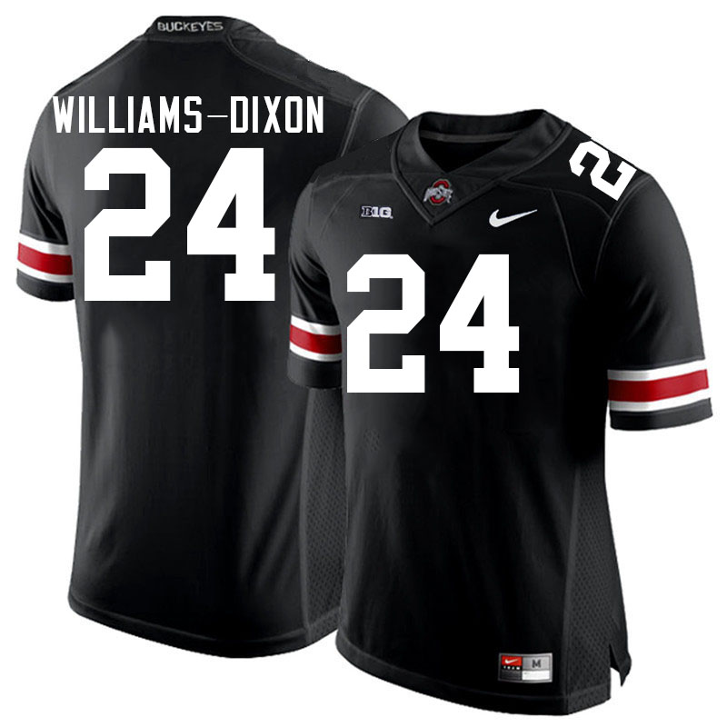 Men #24 Sam Williams-Dixon Ohio State Buckeyes College Football Jerseys Stitched-Black